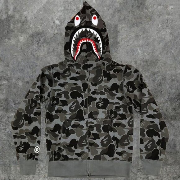 Black bape hoodie large new - Picture 3 of 9